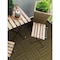 Aura Aura 12 in. W X 12 in. L Walnut Composite Balcony/Deck Tiles 6 sq ft, PK6 DS5-W06-WN02 - alternate 3